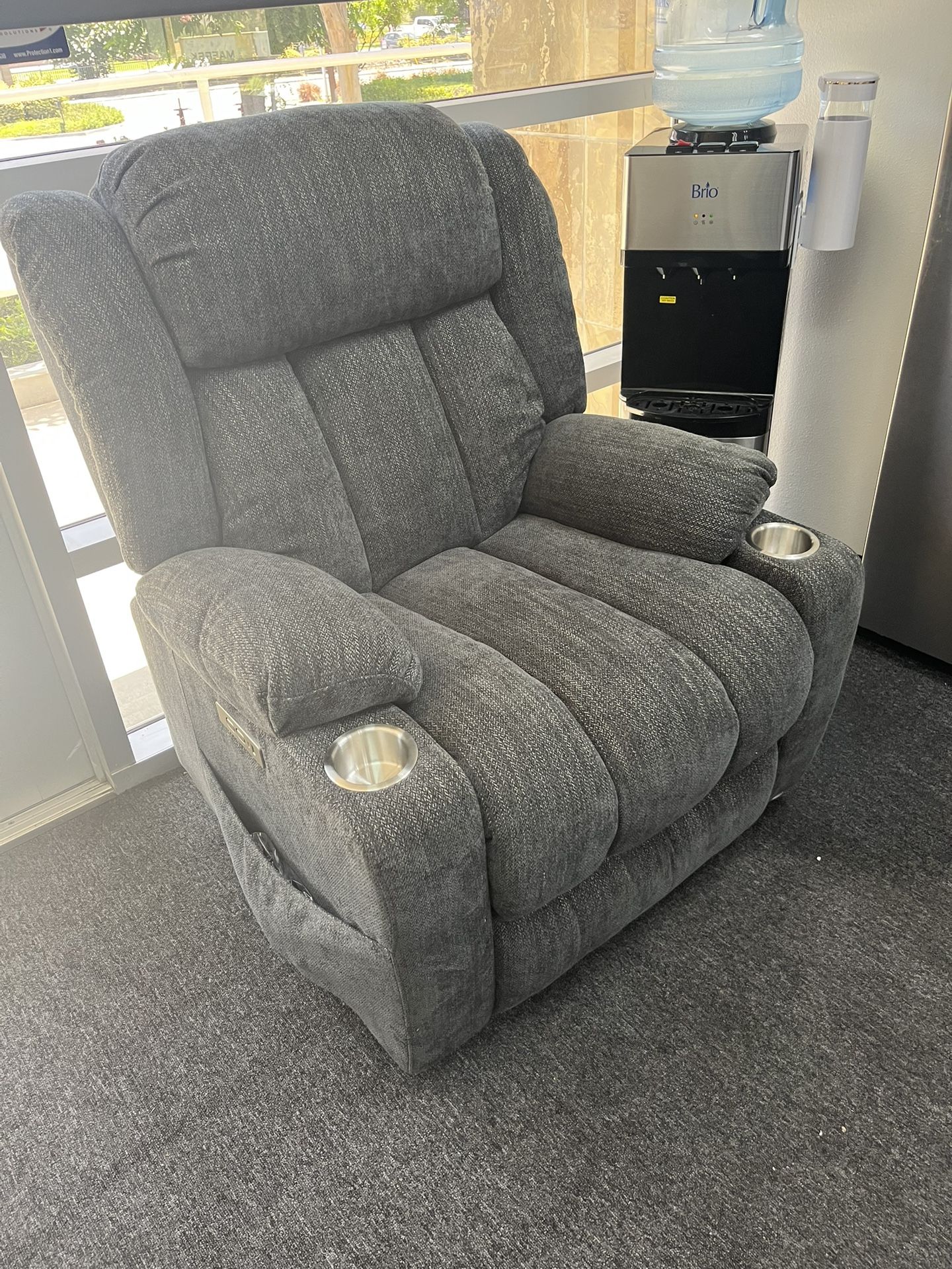 Sofa Recliner And Lift Chair - Gray Fabric