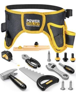 Brand New Kids Pretend play Tool Set with Adjustable Tool Belt