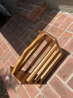 magazine/book Wood Holder