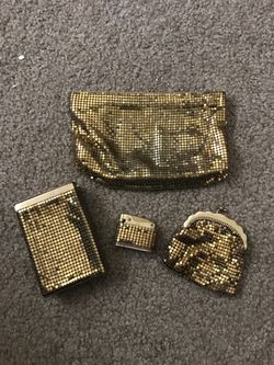 Vintage “Duramesh” handbag w/matching accessories