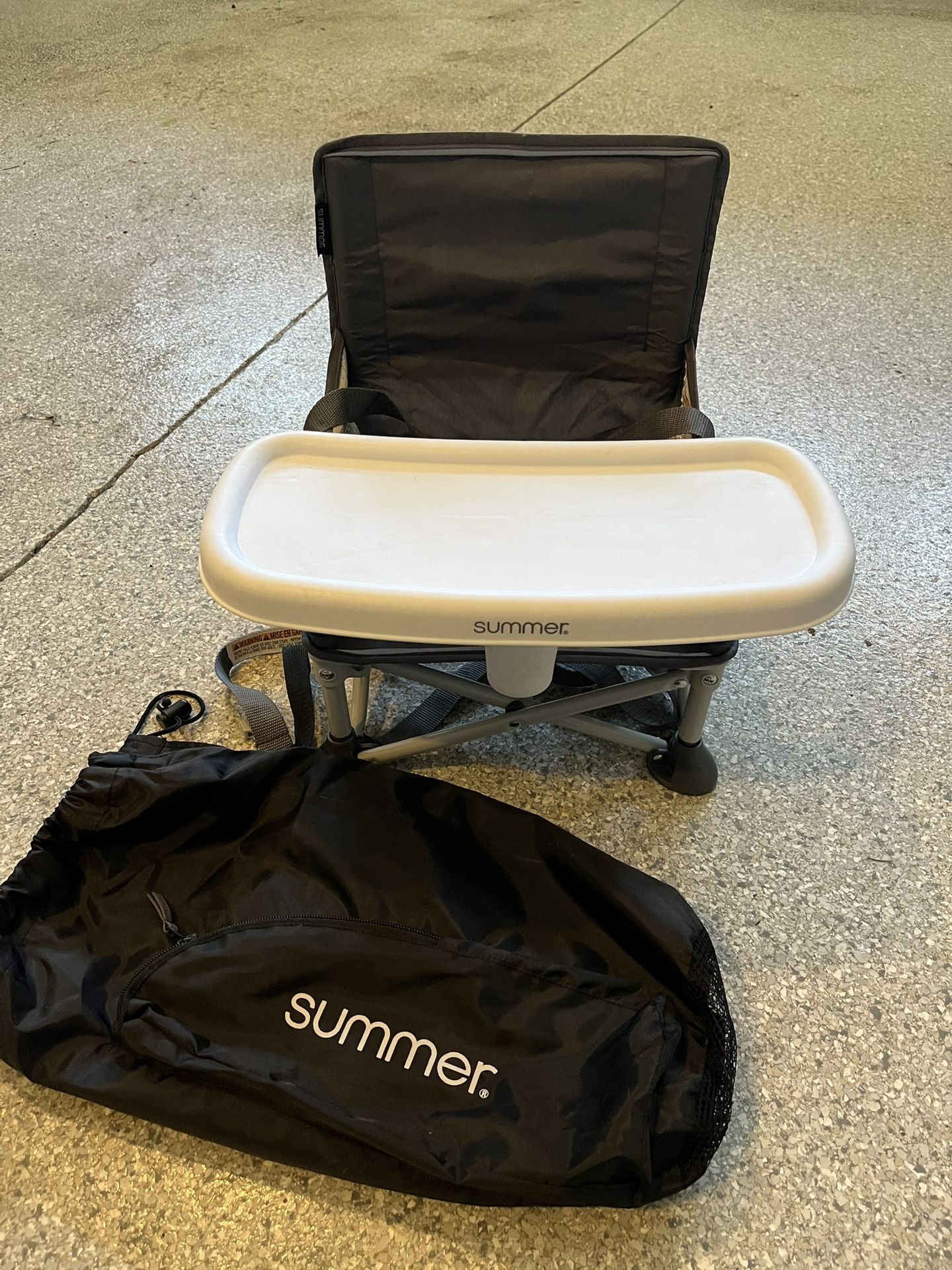 Pop And Sit Booster Seat With Tray