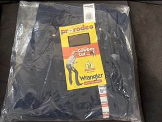 Wrangler 13MWZ Original Cowboy Cut Rigid 42" x 34" 100% Cotton Heavyweight Jeans