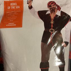 Male pirate Halloween costume