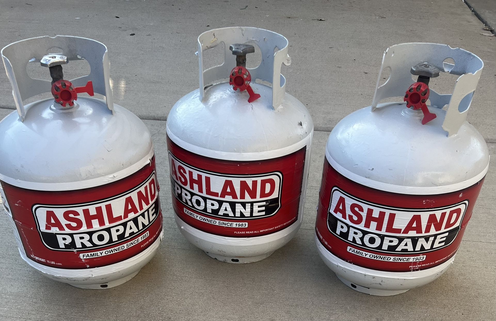 3-Full propane tank 