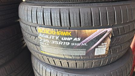 Blackhawk Agility UHP AS 235/35R19 Tire $120 each tire