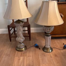 MCM Mid Century Vintage Table Lamps 