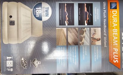 Intex Dura-Beam Plus Ultra Plush Headboard Air Mattress (Twin)Size