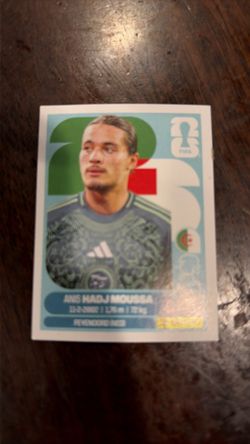 Anis Hadj Moussa Fifa world cup 26 sticker