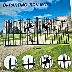 Iron Driveway Gate