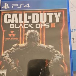 Call of Duty Black Ops III PS4