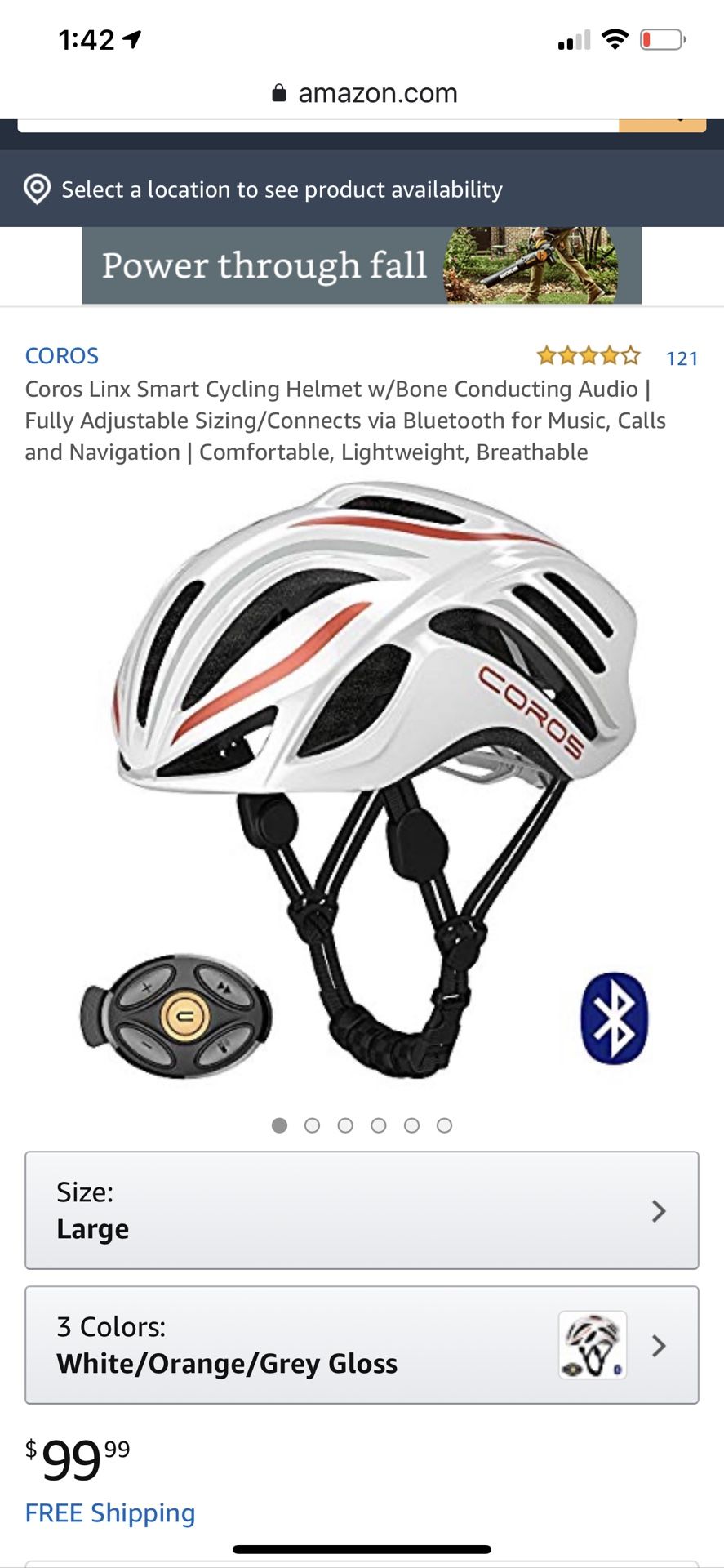 Smart cycling helmet brand new with all attachments