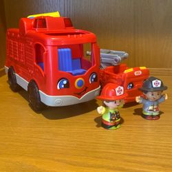 Fisher Price Little People Fire Truck Set