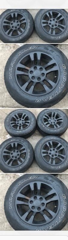 Black Z71 Chevy Factory RIMS & TIRES ! 6 Lug Original WHEELS Silverado