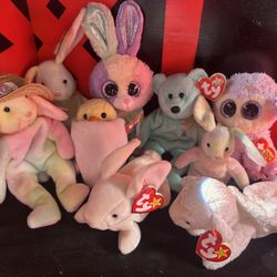 Easter Bundle Of Ty Beanie Babies 