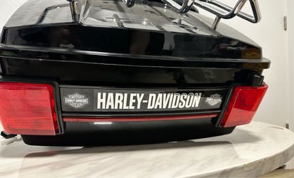Harley-Davidson King Tour-Pak Trunk Black Chrome Luggage Rack & Backrest