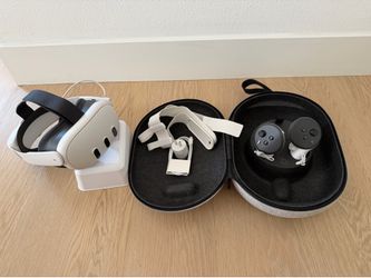 Meta Quest 3 + Elite Strap w/ Battery + Case