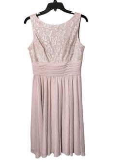 JH Evenings Formal, Cocktail Prom Dress Nude/Gold- 8
