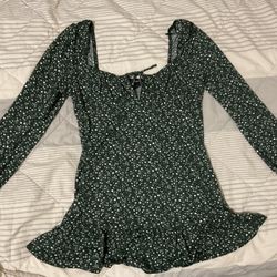 Green charlotte russe mini dress 