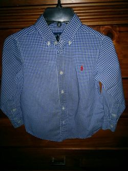 Great condition ralph lauren polo shirt boy size 5