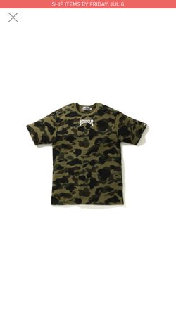 Bape ape head Green camo size L