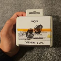 Shokz OpenDots ONE Open-Ear Wireless Earbuds - Brand New Sealed - Black
