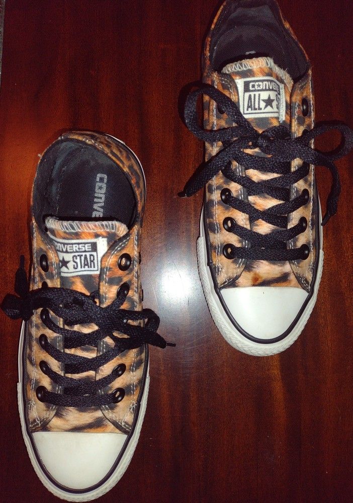 Converse Leopard Print Sneakers