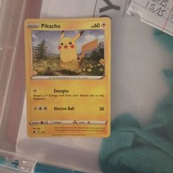 3 Pikachu Pokemon Card's