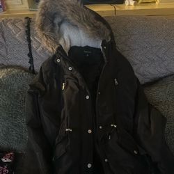 extra Large, Black Hoodie Jacket