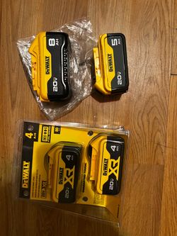 Brand New Dewalt Battery’s