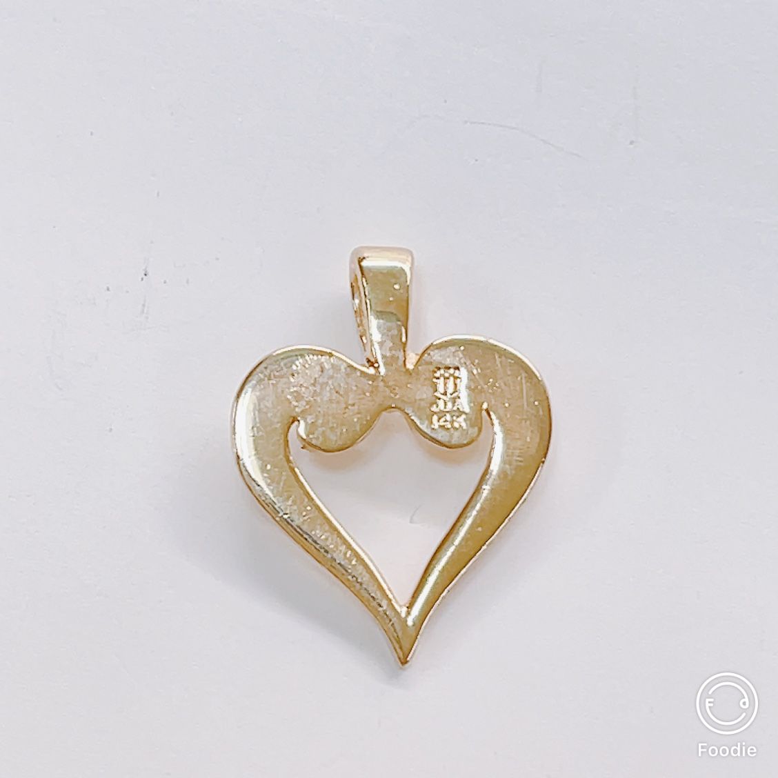 Rare Retired James Avery Swirl Scroll Heart 925 Pendant And