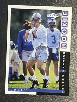 Peyton Manning Rookie Score Card