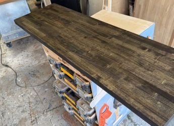Countertops of Butcher Block!
