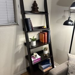 5-Tier Ladder Bookshelf – Dark Espresso from Wayfair