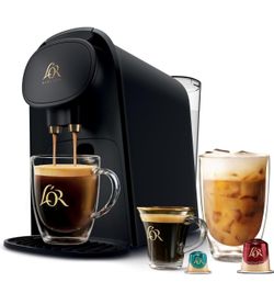 L'OR Barista System Coffee and Espresso Machine Combo by Philips, Matte Black
