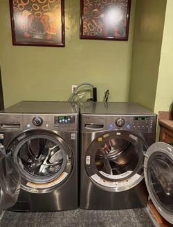 Washer and dryer