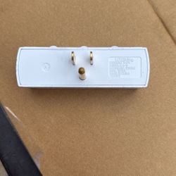 15 Amp 3-Outlet Grounded AC/DC Adapters, White