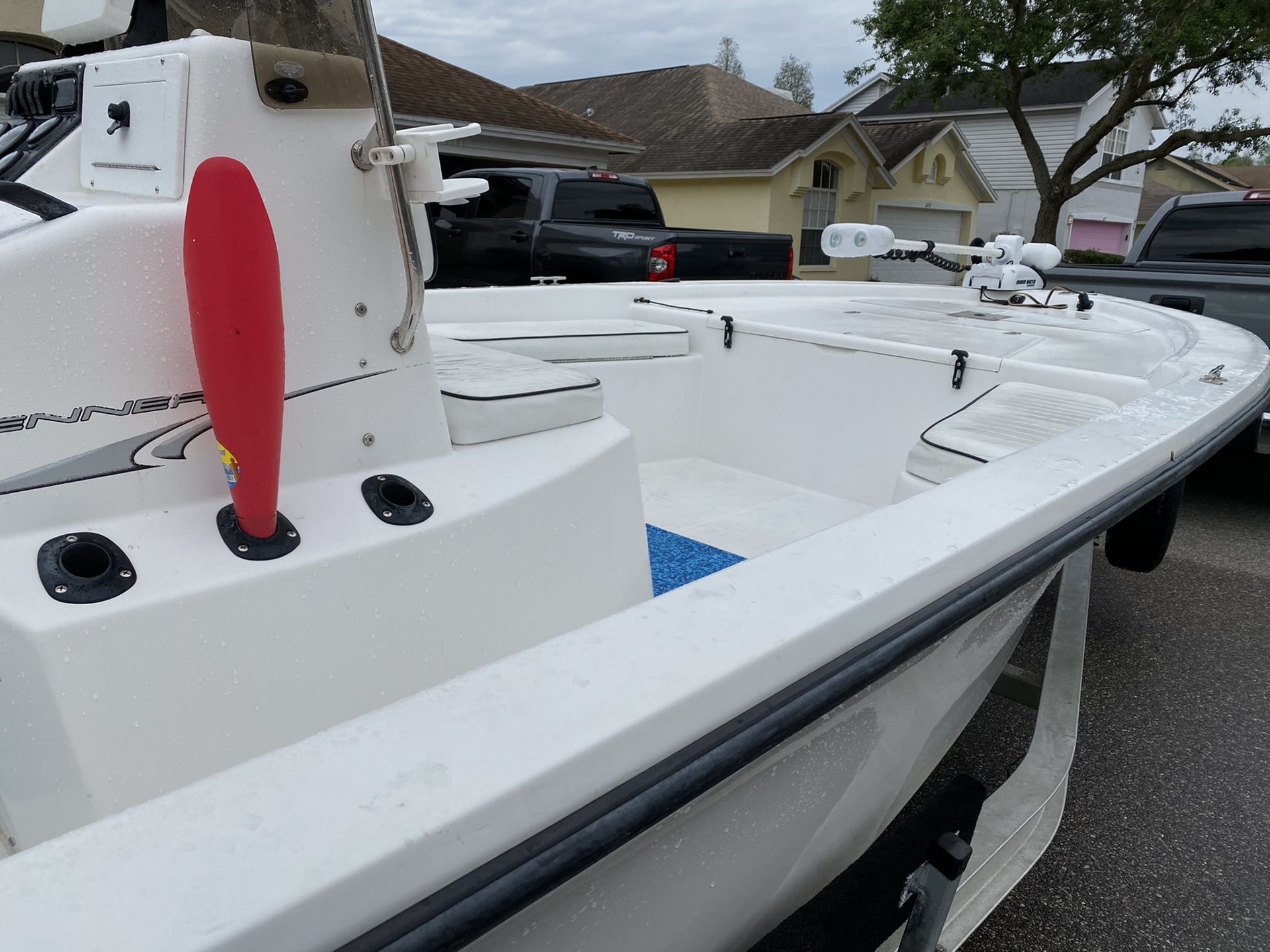 2003 Kenner 2102 tunnel hull bay boat. Ready for the water !!!!!! for ...