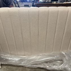 King size mattress and headboard and frame