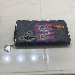 Men's Night Courrier GG Supreme Wallet