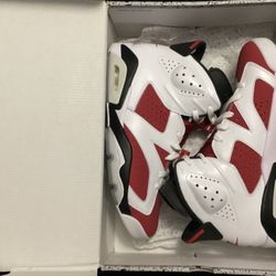 Jordan 6 Carnine Size 9