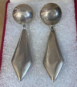 Aretes plata 925 joyería antigua