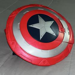 Nerf Elite Captain America Shield Dart Blaster Marvel W/ Darts