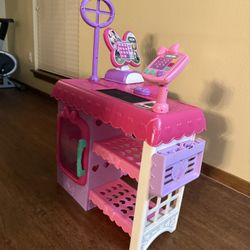Minnie Mouse Cash Register/ Lemonade Stand/ And Shopping Cart 