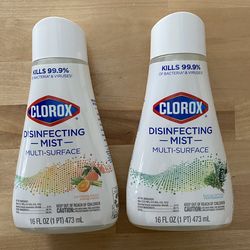 Clorox disinfecting mist refills