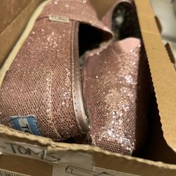 Sparkly Pink Toms 