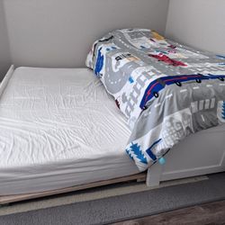 Twin Bed Frame with Trundle
