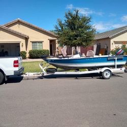 Fishing Boat/Aluminum,  Prop, Gas  30hp Evinrude