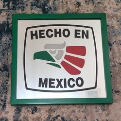 12x12 Mirror Engraved And Painted