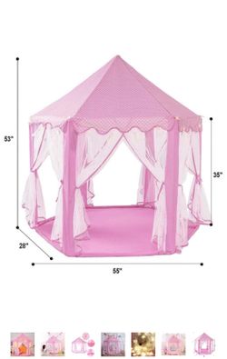 Pink tent
