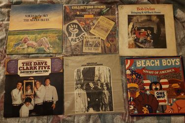 Vinyl LP's BobDylan BeachBoys Yes & More